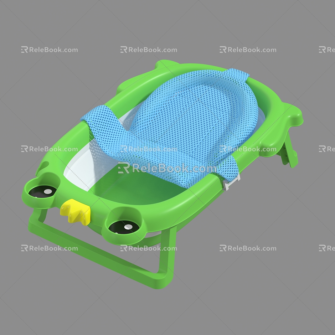 Modern Bath Tub Baby Tub Bath Bed 3d model