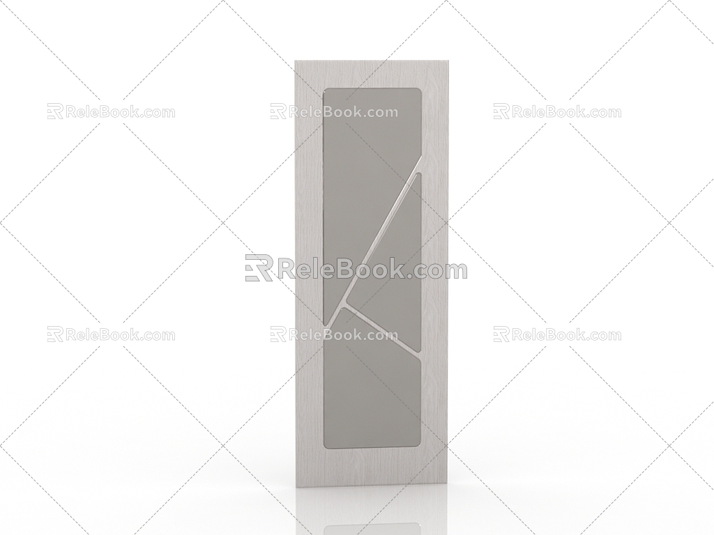 Jane ou door core door leaf 3d model