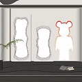 Silent Mirror Floor Mirror 3d model