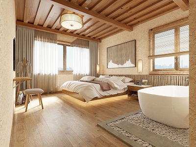 Quiet Room Homestay 3d model