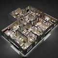 High End Modern Sofa And Coffee Table Set For Upscale Residential Full House Interior Design