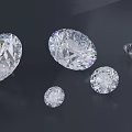 Sparkling Diamond Jewelry Featuring Various Shapes And Different Sizes For Elegant Accessories