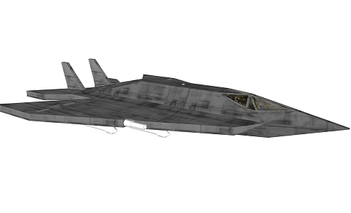 Modern fighter super fighter 3d model