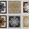 Modern Tile Marble Parquet Tile 3d model