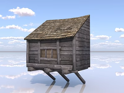 Retro Antique Medieval Game Toilet Toilet 3d model Retro Antique Medieval Game Toilet Toilet 3d model