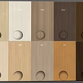 Modern Wall Paneling With Various Natural Wood Tones For Home Interior Decor