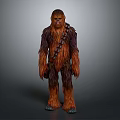 Furry Game and Movie Character With Brown Fur Crossbody Bandolier Standing Pose