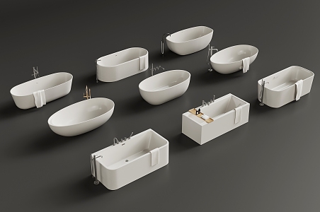 Bathtub Tub Integrated Bathtub Independent Bathtub 3d model