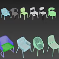 Modern Accent Chairs With Various Designs Wooden And Metal Legs In Different Colors