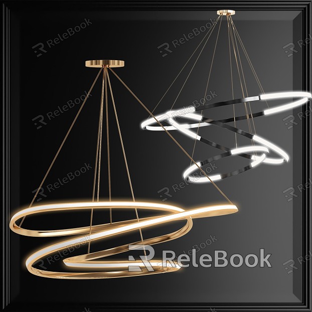 Modern chandelier metal simple chandelier model