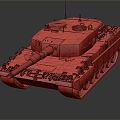 Modern Tank World War I Tank Heavy Tank 3d model