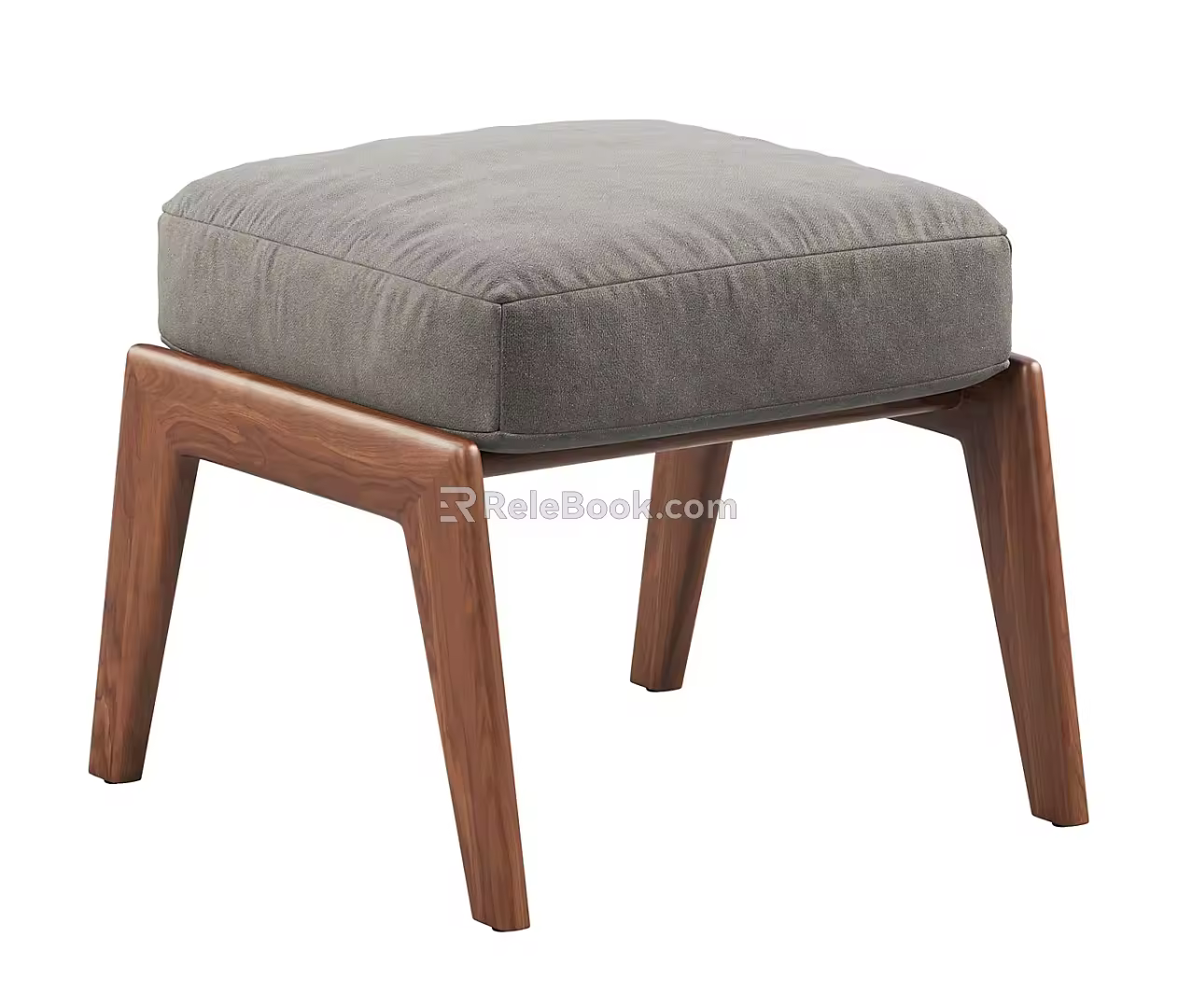 Middle Ages Sofa Stool Shoe Changing Stool Low Stool Solid Wood Stool Footstool Dressing Stool 3d model