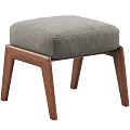 Middle Ages Sofa Stool Shoe Changing Stool Low Stool Solid Wood Stool Footstool Dressing Stool 3d model