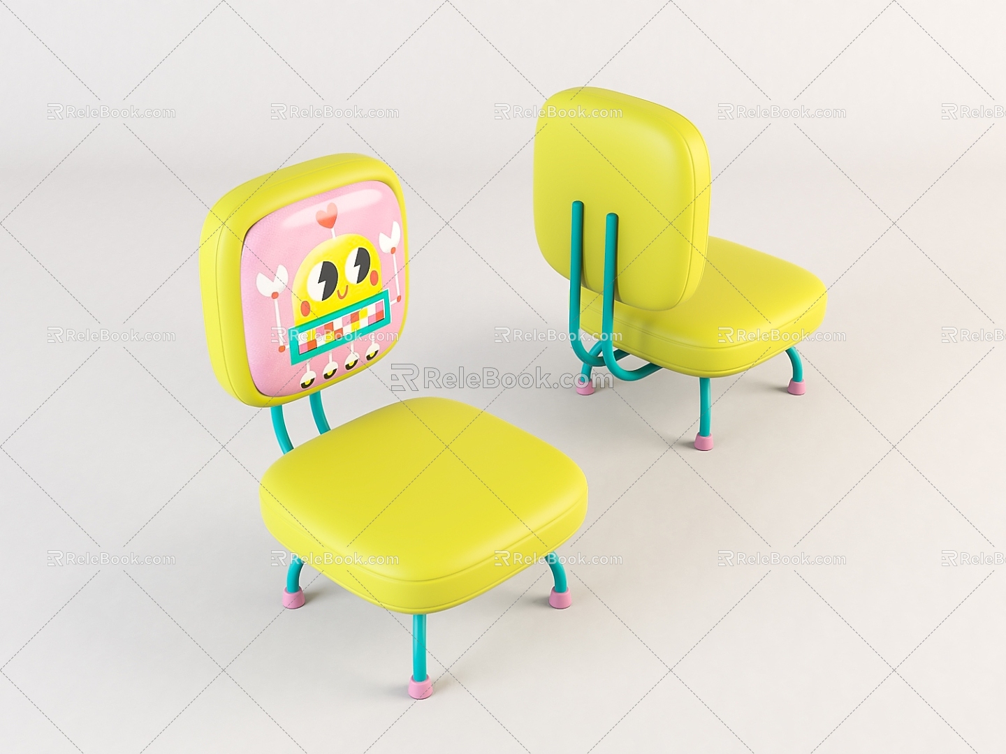 Modern Children's Chair Home Chair model