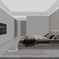 Luxury KTV Lounge Interior With Large Screen TV Beige Sofa Starry Ceiling Lights And Cushions
