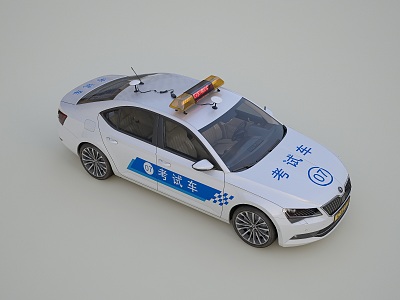 Modern Examination Car 3d model