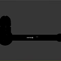 Modern Black Kitchen Faucet With Curved Spout And Smooth Design