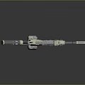 Modern Rifle Assault Rifle Submachine Gun Attack Rifle Sci-Fi Rifle 3d model