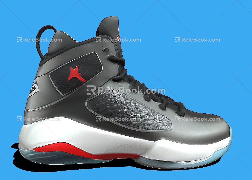 Shoes sneaker sneakers Jordan 3d model