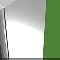 Practical Storage Boxes With Open Lids White Black Design And Circular Objects On Green Background