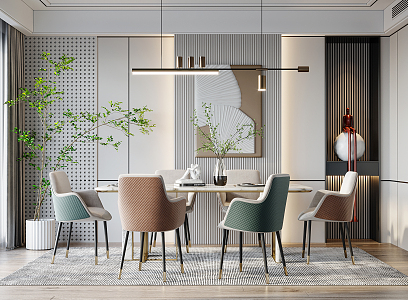 Modern Restaurant 3d model