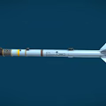 Sidewinder AIM9 Air to Air Missile With Heat Seeking Guidance System