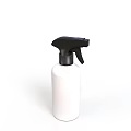 Essential Household Spray Bottle With White Body And Black Nozzle For Daily Use
