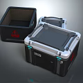 Modern Box Science Fiction Box Science Fiction Box Military Box Password Box 3d model