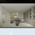 Elegant Modern Living Room Interior With White Sofa Round Coffee Table Armchairs And Ceiling Light