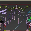 Fairy Tale Themed Inflatable Castle For 2024 Youth Graduation Season With EOS Cameras And Balloons