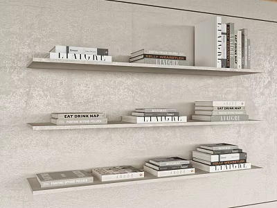 Modern Books 3d model