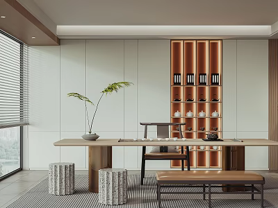 Modern Tea Room 3d model