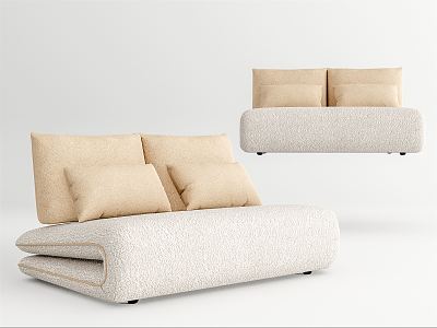 Modern Double Sofa Lazy Sofa model