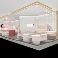 Luxury Modern Jewelry Store Interior With Glass Display Cases And Elegant Lighting