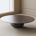 Round coffee table 3d model