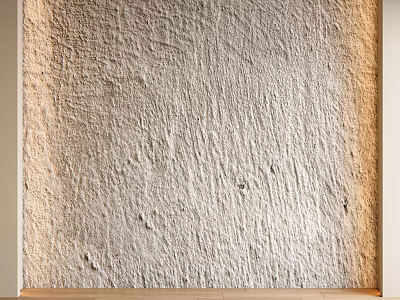 Elegant Modern Interior Design With Textured Background Wall And Natural Rough Texture 3d model