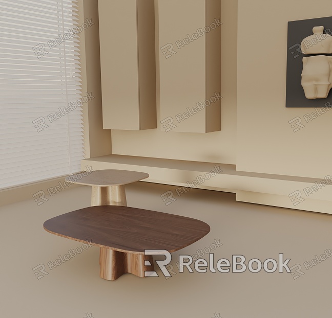 Modern coffee table model