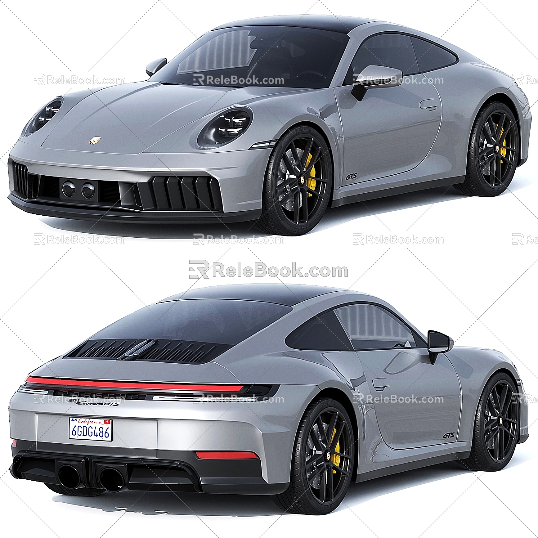 Porsche Porsche 911 sports car Supercar Hypercar 3d model