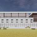 Modern Office Building Office Building II 3d model