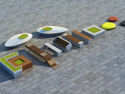 Modern Outdoor Chair Outdoor Chair 3d model