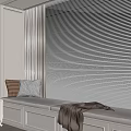 Cozy Window Seat Corner With White Venetian Blinds And Decorative Cushions