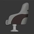 Modern Airplane Seat With Premium Leather Upholstery And Comfortable Ergonomic Design Structure
