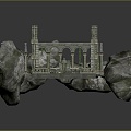 Historic Sites Historic Sites Ruins Castle Fortress Ancient Castle Ancient Ruins Realistic Model 3d model