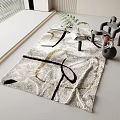 Quiet Square Carpet Blanket 3d model