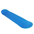 Bright Blue Skateboard With Smooth Surface And Modern Design Features