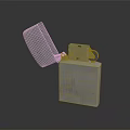 Lighter Mechanical Lighter Kerosene Lighter Windproof Lighter Realistic 3d model