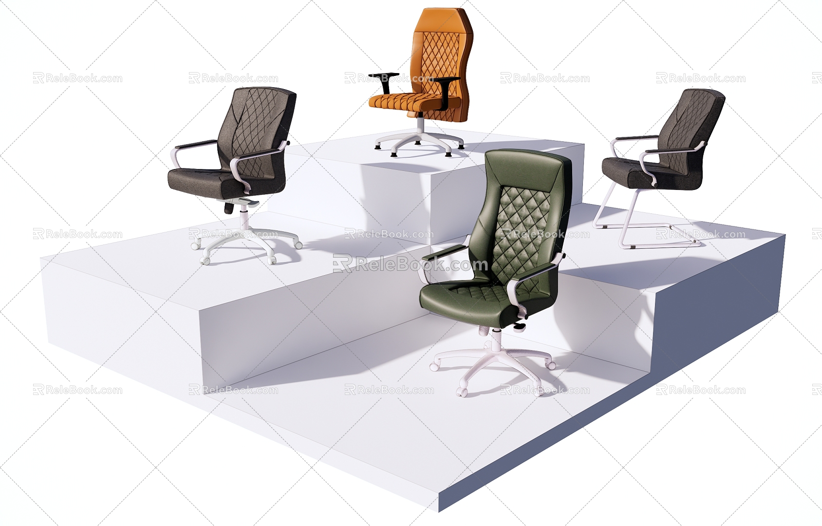 Modern office chair office chair combination model