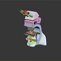 Microscopic Study Of Organ And Hair Samples Using Professional Microscope