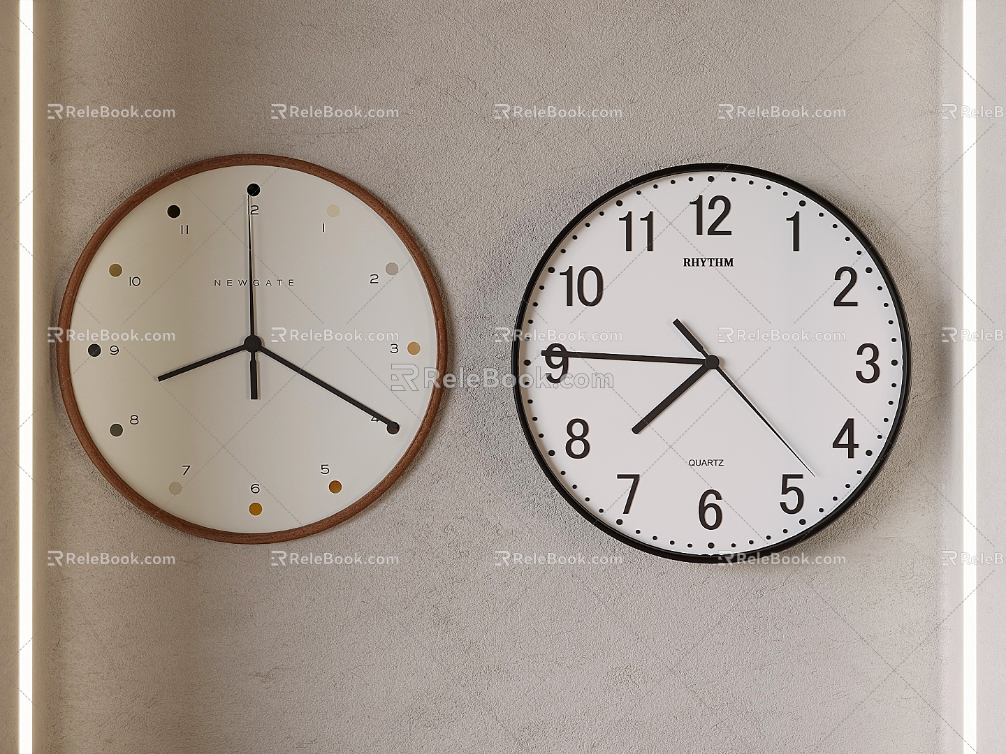 Clock clock wall watch wall clock 3d model