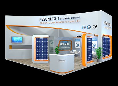 Modern Exhibition Booth Exhibition Hall Exhibition Fair 3d model